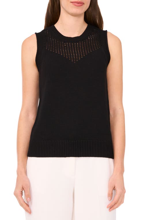 Halogenr Halogen(r) Open Stitch Sleeveless Sweater