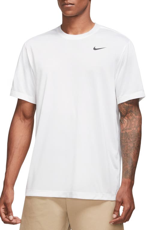 Nike Dri-fit Short-sleeve T-shirt In White