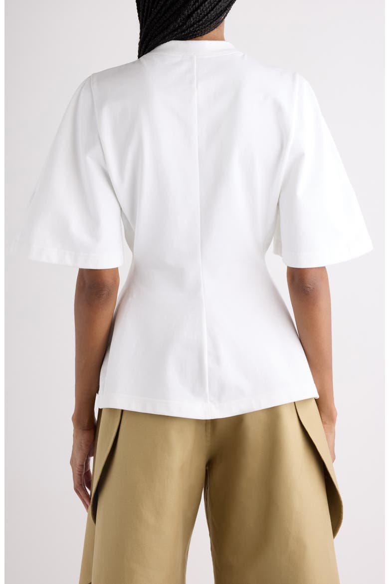 Shaped T-Shirt, Alternate, color, 9000 WHITE