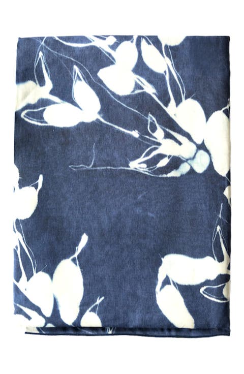 Porto Print in Indigo Tablecloth