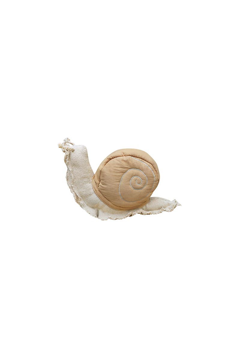 Lorena Canals Cushion Lazy Snail, Main, color, Natural, Honey