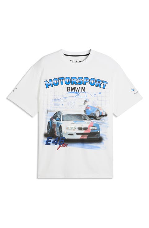 BMW M Motorsport Cotton Graphic T-Shirt