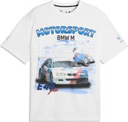 PUMA BMW M Motorsport Cotton Graphic T-Shirt