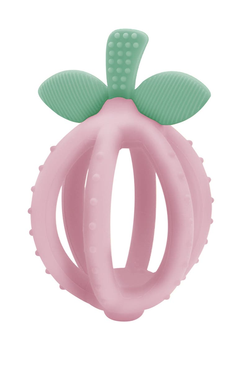 Itzy Ritzy Lemon Drop Teething Ball, Main, color, Pink