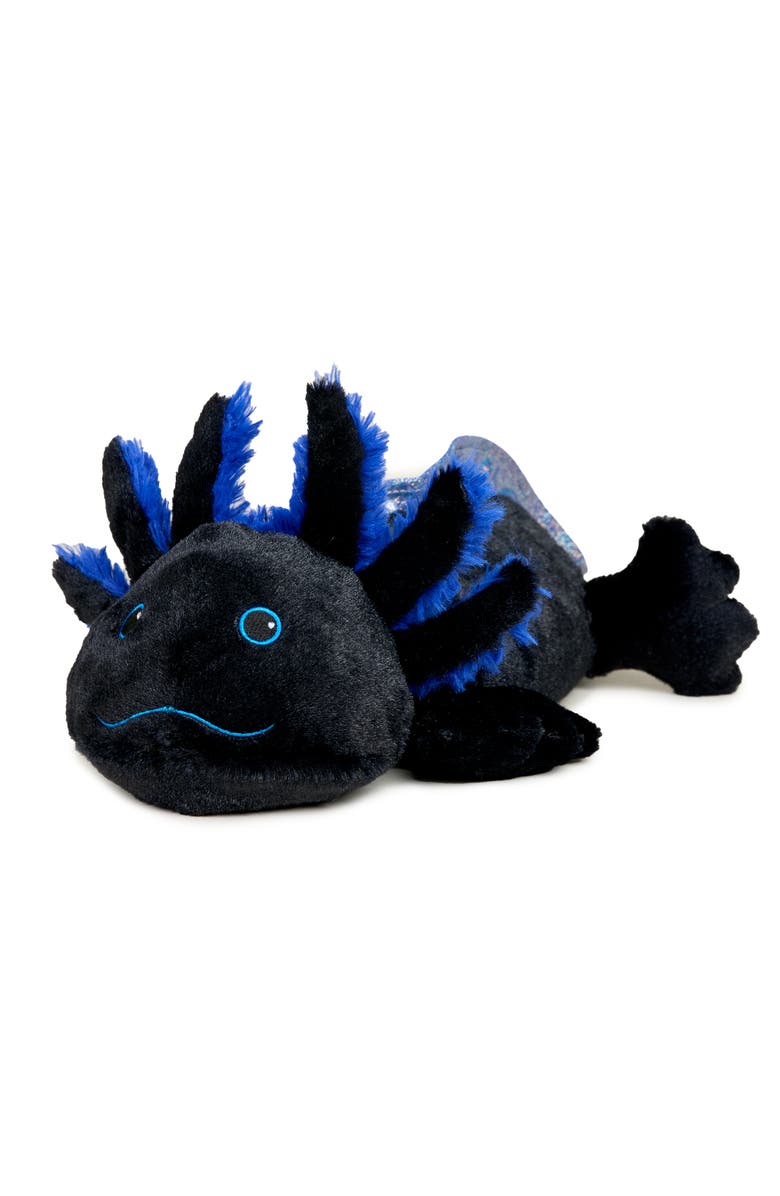 Warmies Axolotl Plush Toy, Main, color, Black