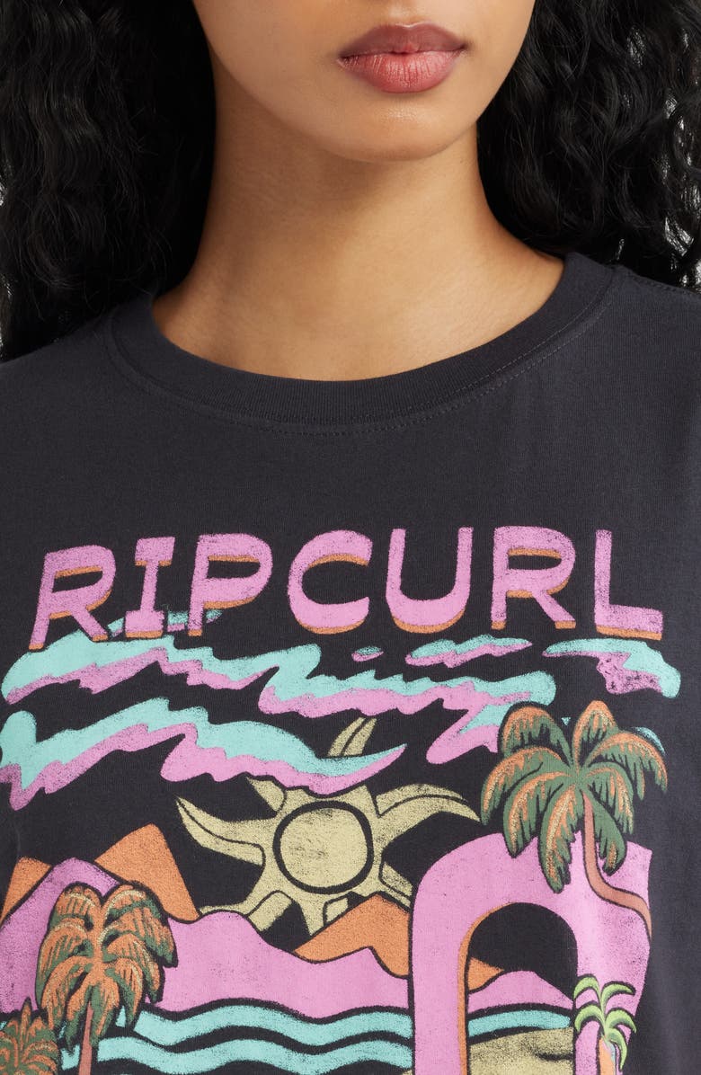 Rip Curl Crafted in the Sun Graphic T-Shirt, Alternate, color, Washed Black