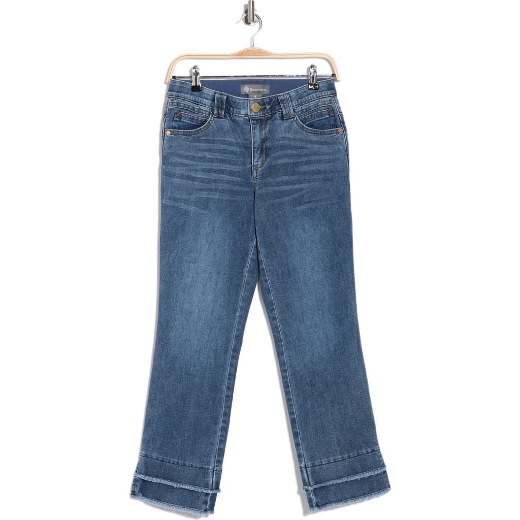 Democracy Double Frayed Kick Flare Jeans