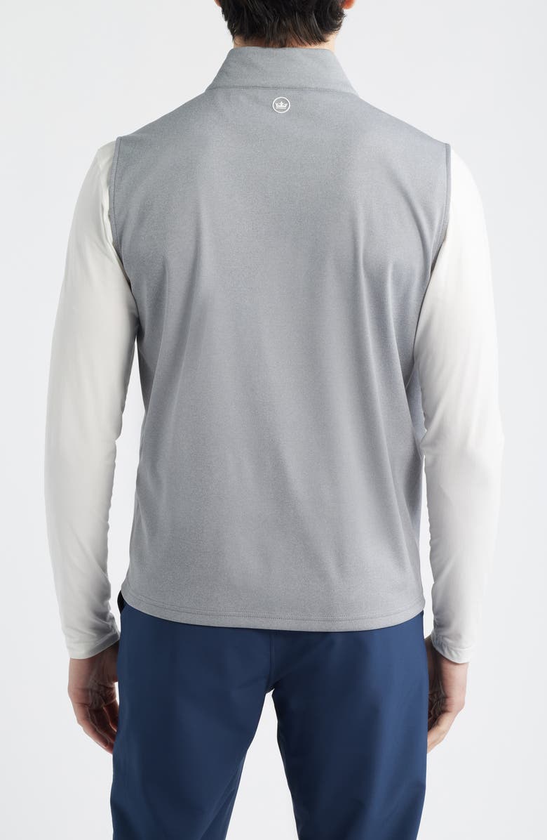 Peter Millar Fuse Water Resistant Hybrid Vest, Alternate, color, Oslo Grey