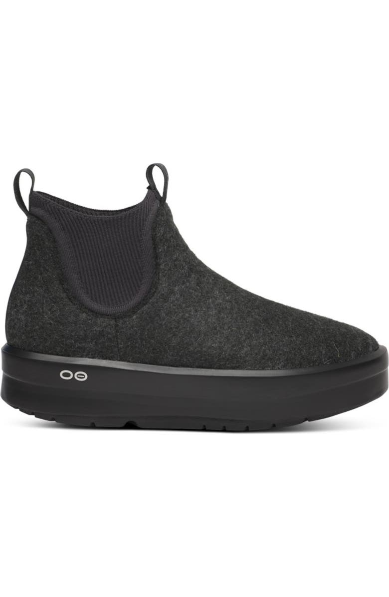 Oofos OOmega Londoner Boot, Alternate, color, Black