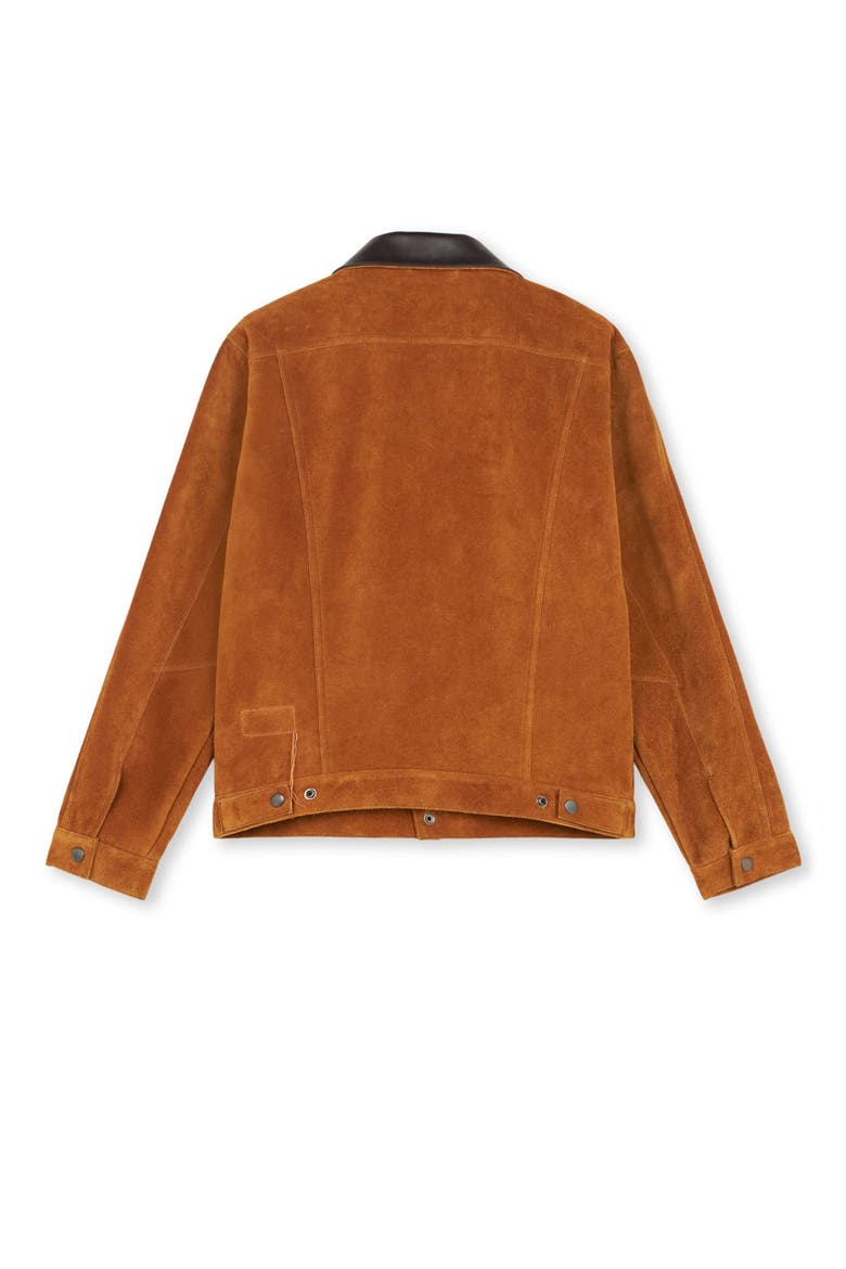 Thirty Heritage Leather Jacket, Alternate, color, Ecru