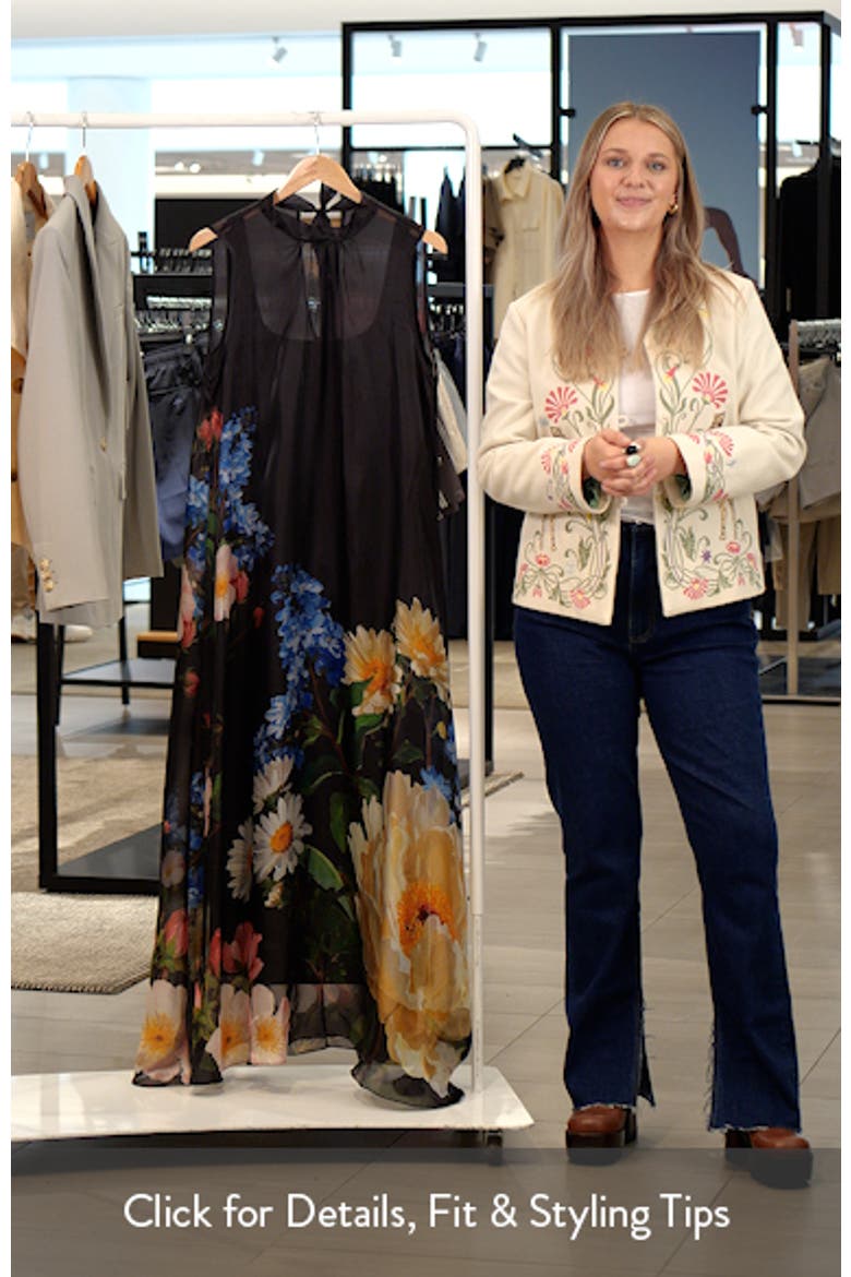 The Christina Moon Flower A-Line Dress video