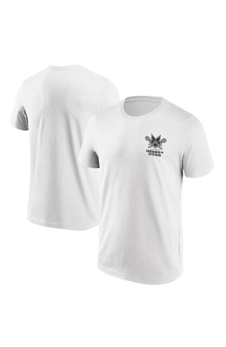ADPRO Sports Men's White Las Vegas Desert Dogs Primary Logo T-Shirt, Main, color,