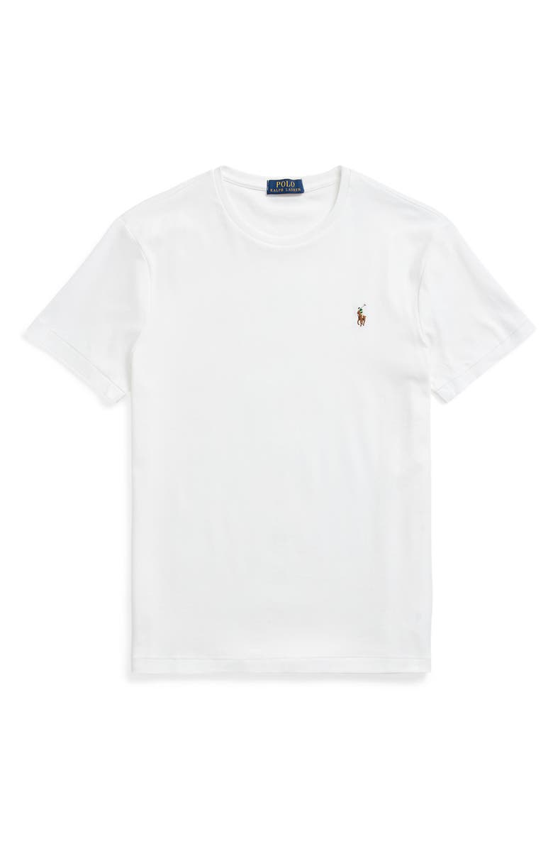 Polo Ralph Lauren Classic Fit Cotton Crewneck T-Shirt, Alternate, color, White