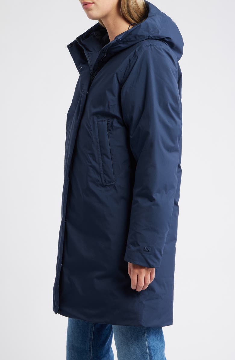 Helly Hansen Urban Pro Helly Tech<sup>®</sup> Down & Feather Fill Coat, Alternate, color, Navy