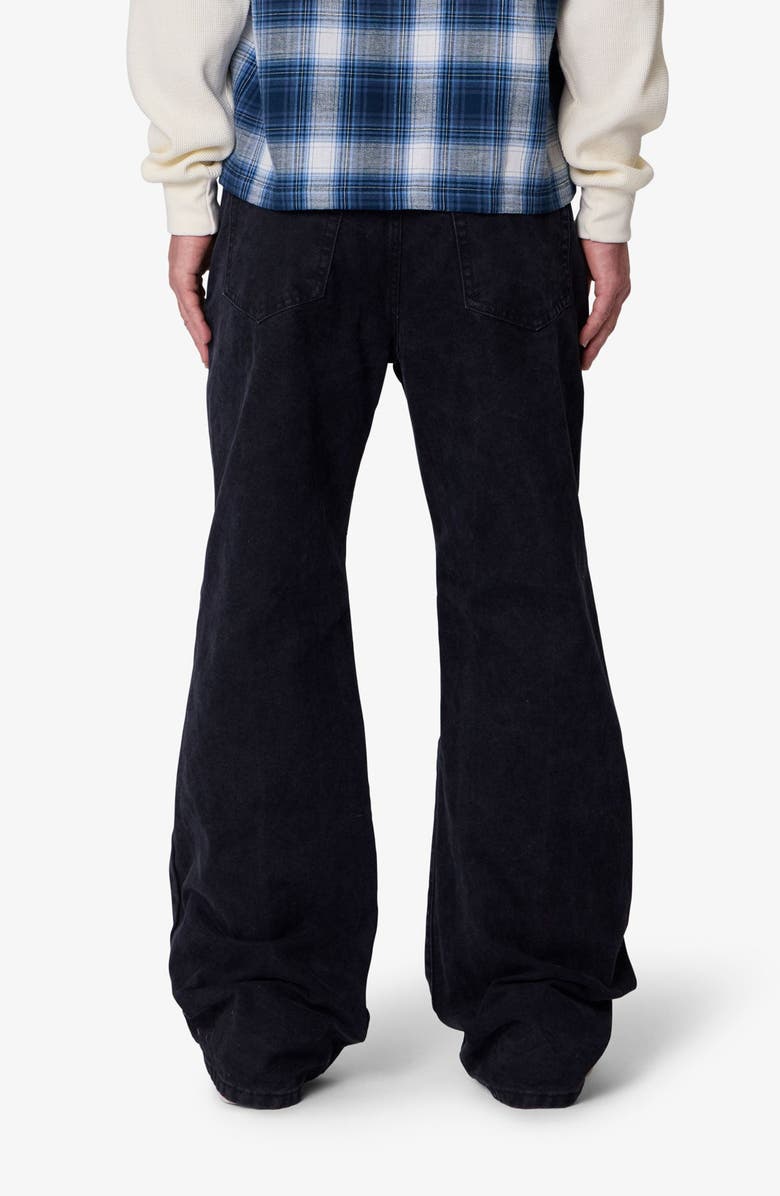 mnml Iron Cross Baggy Flare Jeans, Alternate, color,