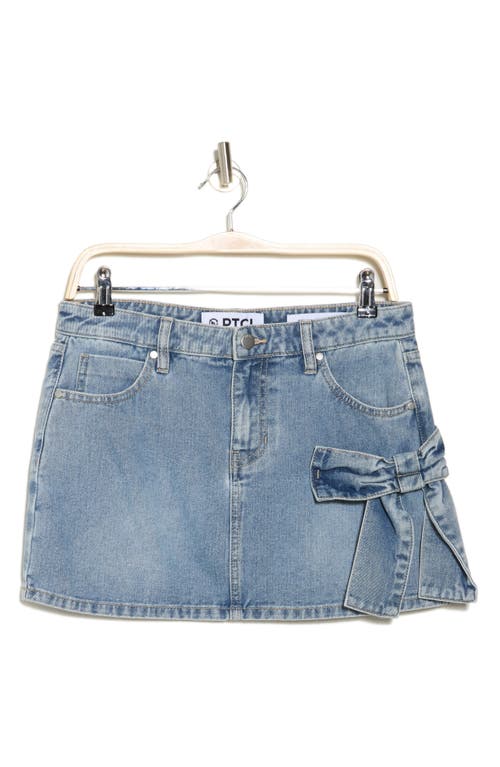 PTCL PTCL BOW APPLIQUÉ DENIM MINISKIRT