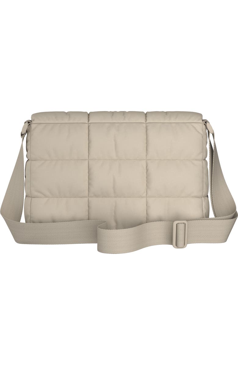 adidas Quilted Crossbody Bag, Alternate, color, Crystal Linen Beige