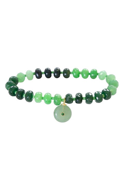 Verde Agate Stretch Bracelet