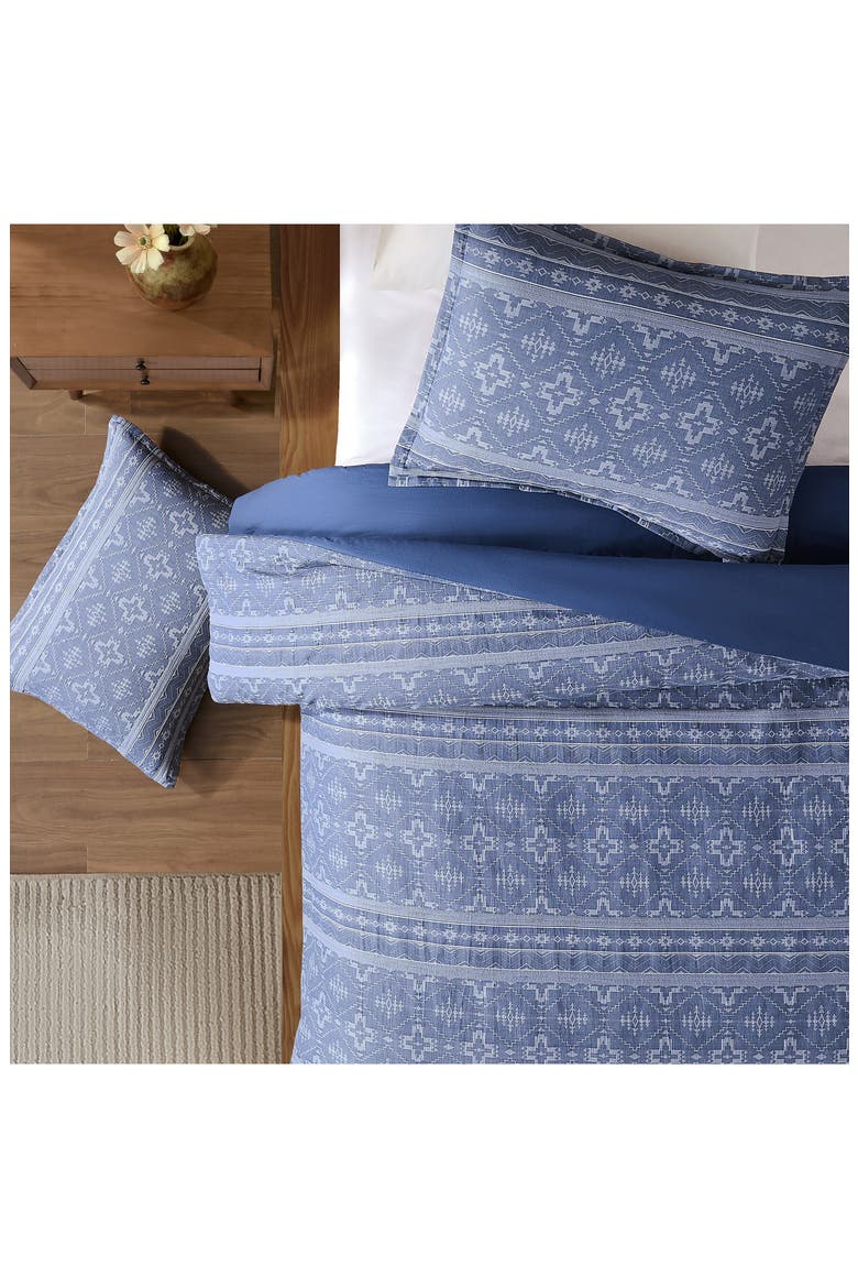 Four Corners Comforter & Shams Set, Alternate, color, NAVY