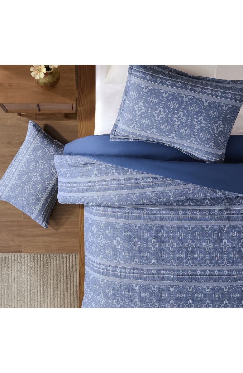 Pendleton Four Corners Comforter 
Shams Set, Alternate, color, Navy