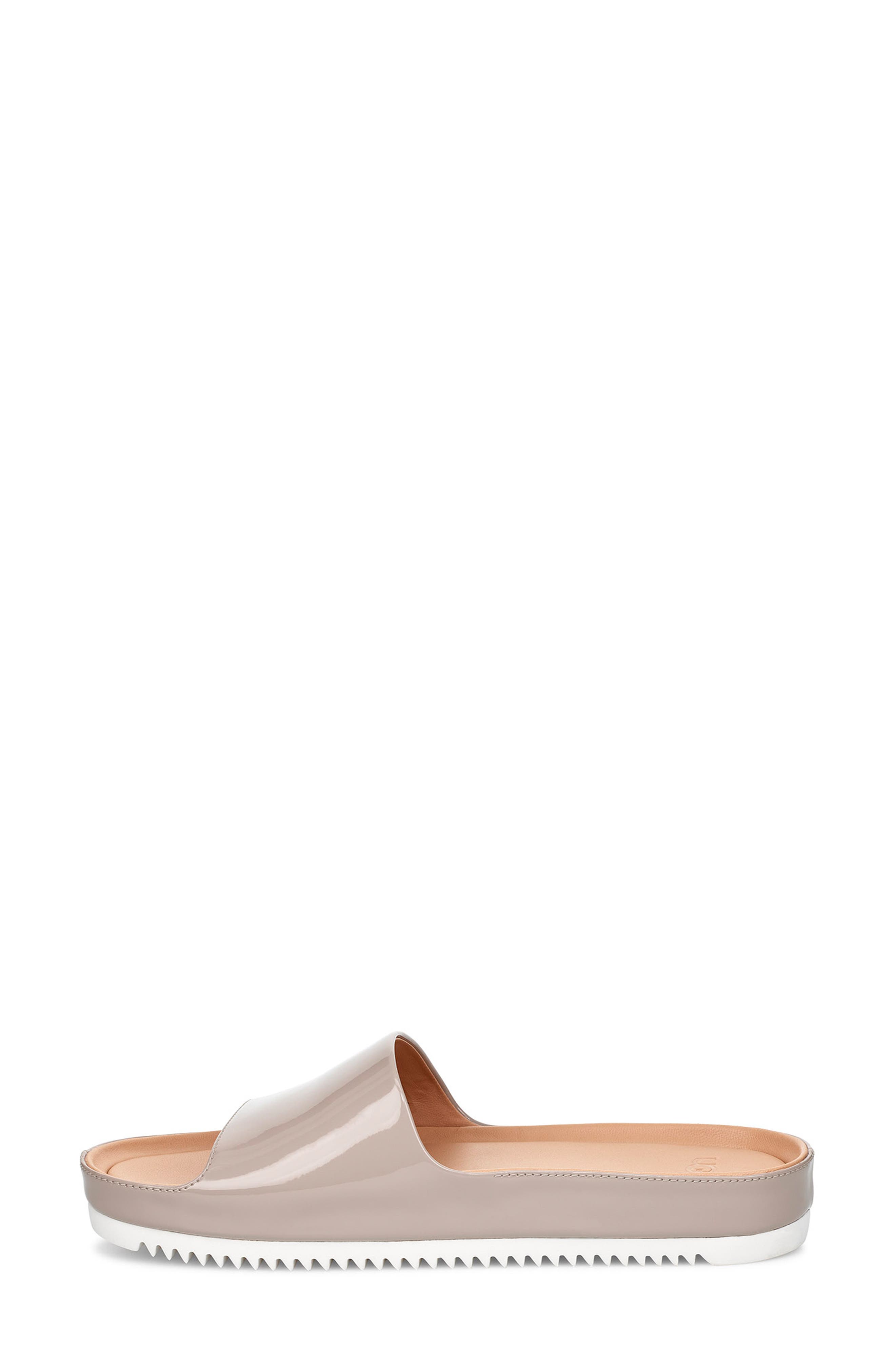 Jane Platform Slide Sandal, Alternate, color, OYSTER LEATHER