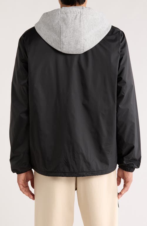Vans Riley Hooded Coach's Jacket In Black