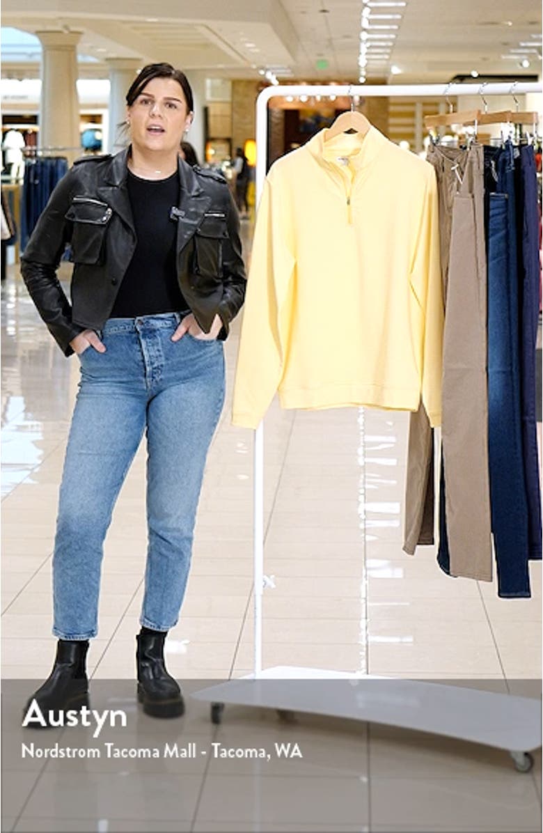 Perth Sugar Stripe Performance Quarter Zip Pullover, sales video thumbnail