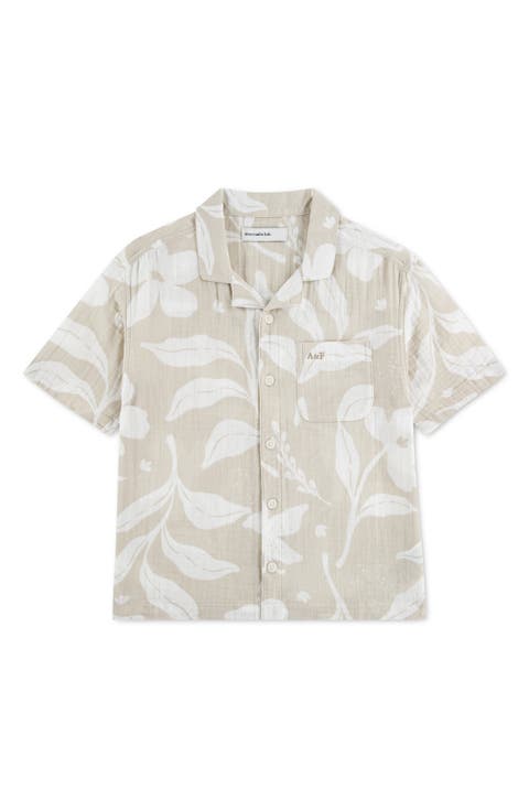 Kids' Cotton Gauze Camp Shirt (Little Kid & Big Kid)