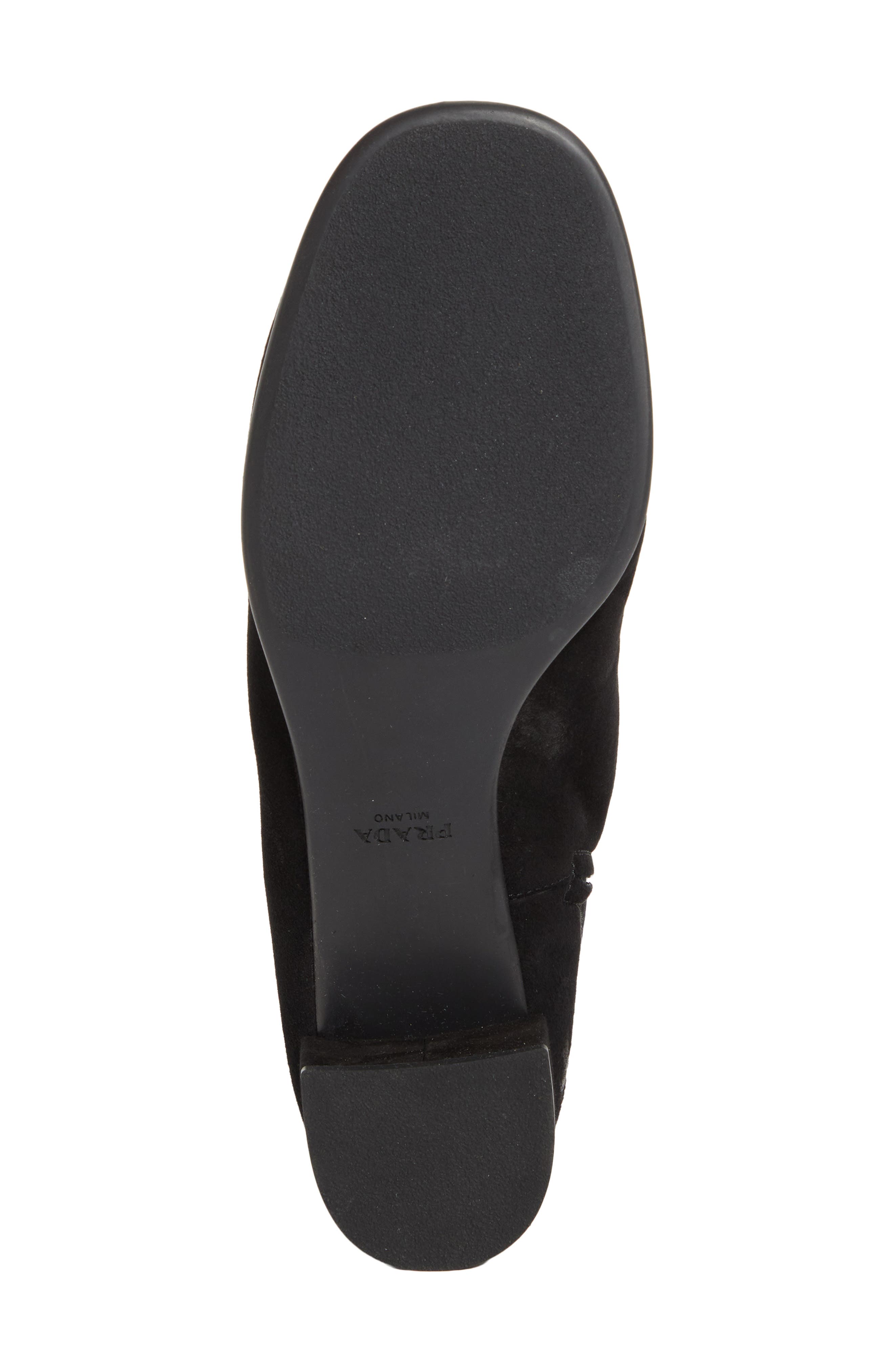 Prada Block Heel Bootie, Alternate, color, Nero