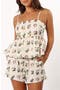 Botanique Cotton Peplum Top