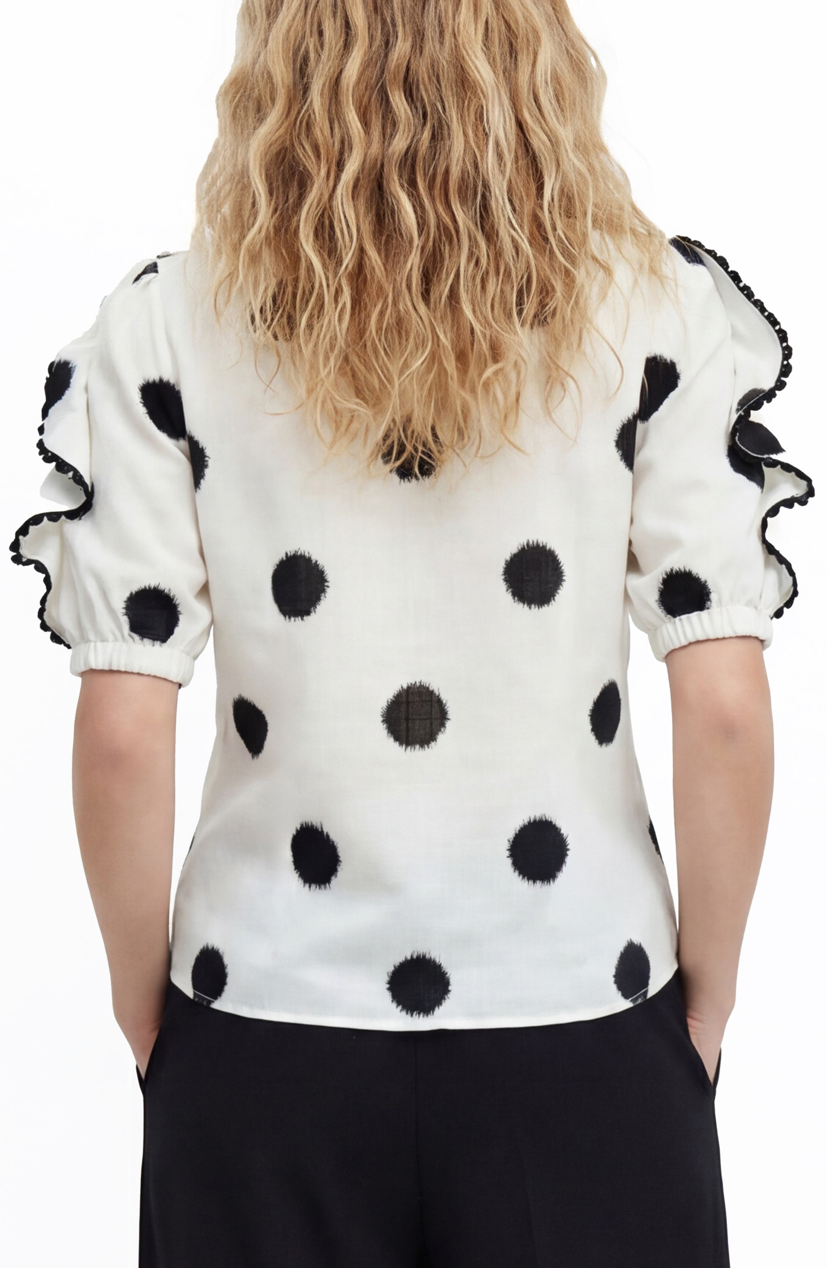 Dot Print Top - image 2