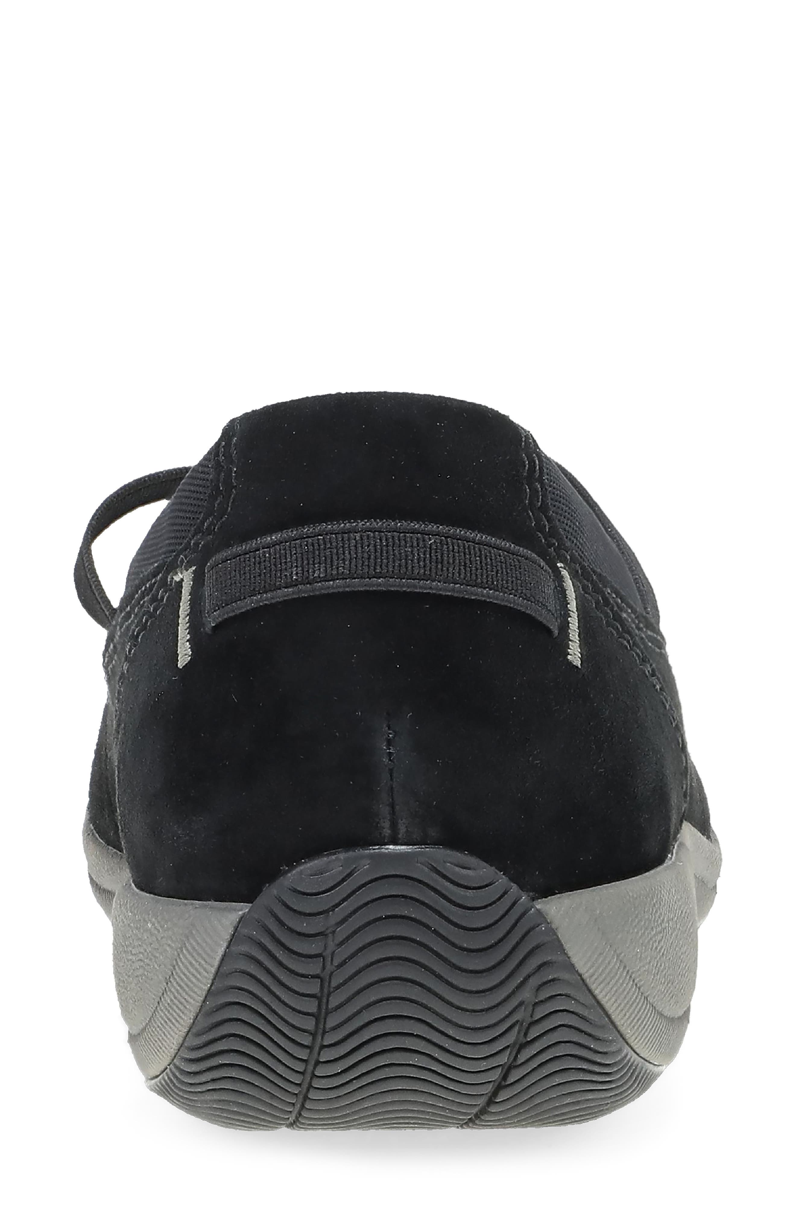 Dansko Harper Sneaker, Alternate, color, Black Suede