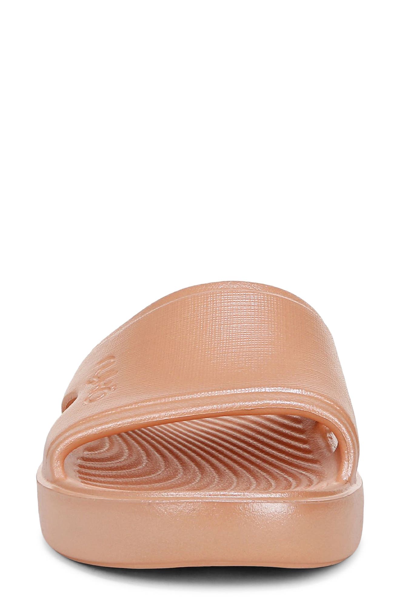 Soothe Slide Sandal, Alternate, color, ORANGE PEARL