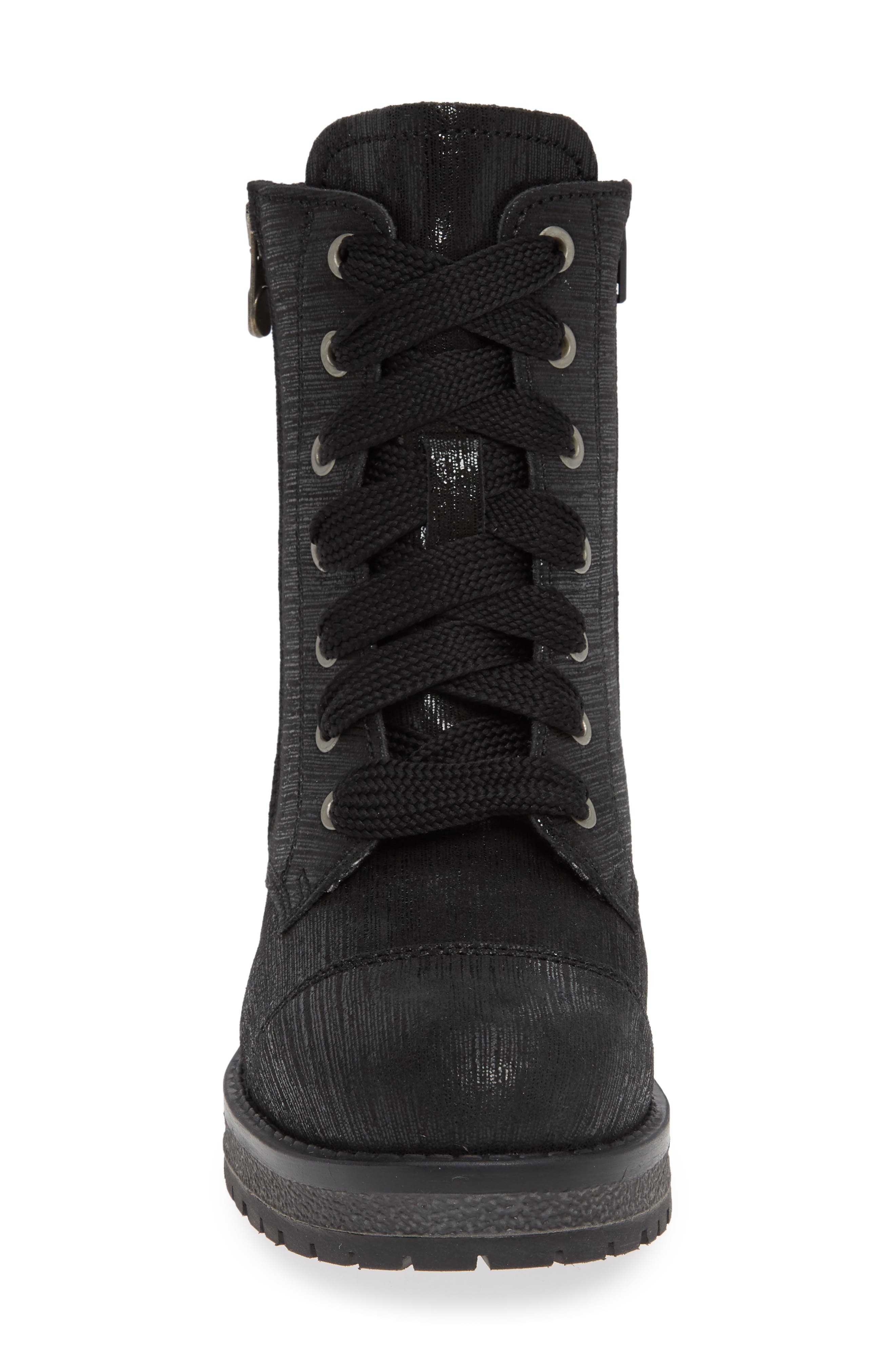 Bos. & Co. Paulie Waterproof Lace-Up Bootie, Alternate, color, 