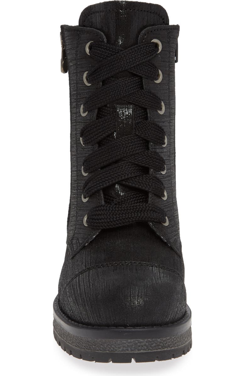 Bos. & Co. Paulie Waterproof Lace-Up Bootie, Alternate, color,