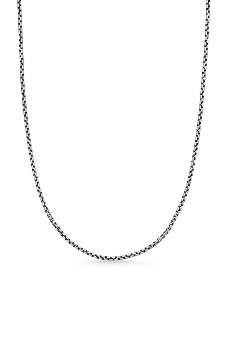 1.7mm Box Chain Necklace in Sterling Silver, Main, color, SILVER