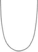 David Yurman Box Chain Necklace in Sterling Silver