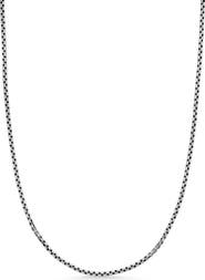 David Yurman 1.7mm Box Chain Necklace in Sterling Silver