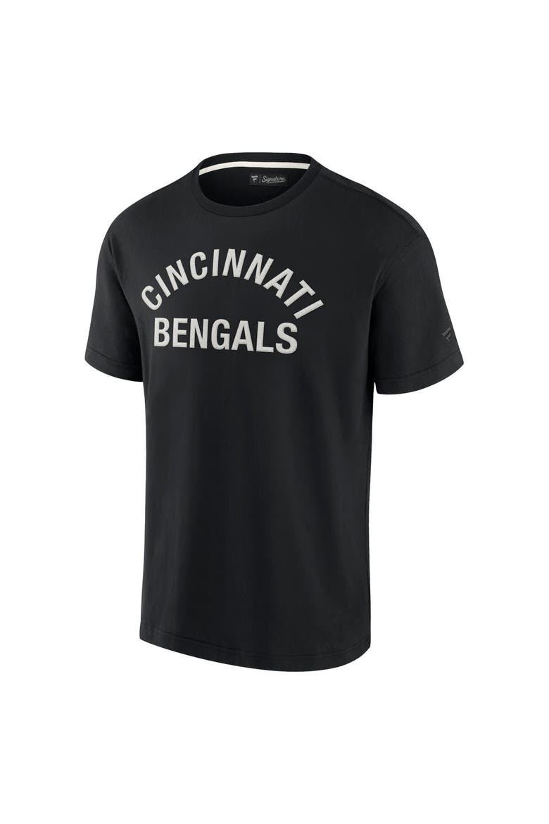 Unisex Fanatics Signature Black Cincinnati Bengals Elements Super Soft Short Sleeve T-Shirt, Alternate, color, Black