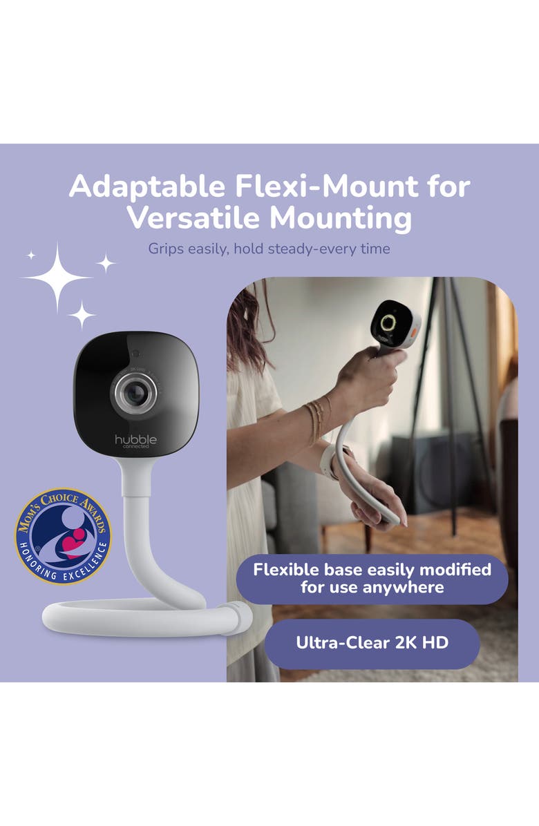 Hubble Connected GoBaby AI Portable Twin Baby Monitor, Alternate, color, 