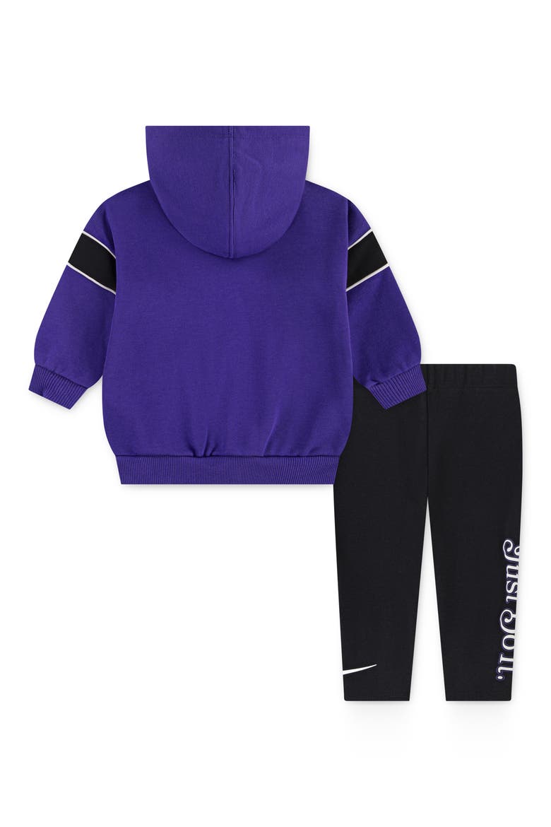Varsity Prep Hoodie & Leggings Set, Alternate, color, BLACK MULTI