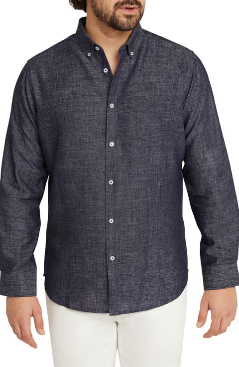 Cole Solid Button-Down Shirt