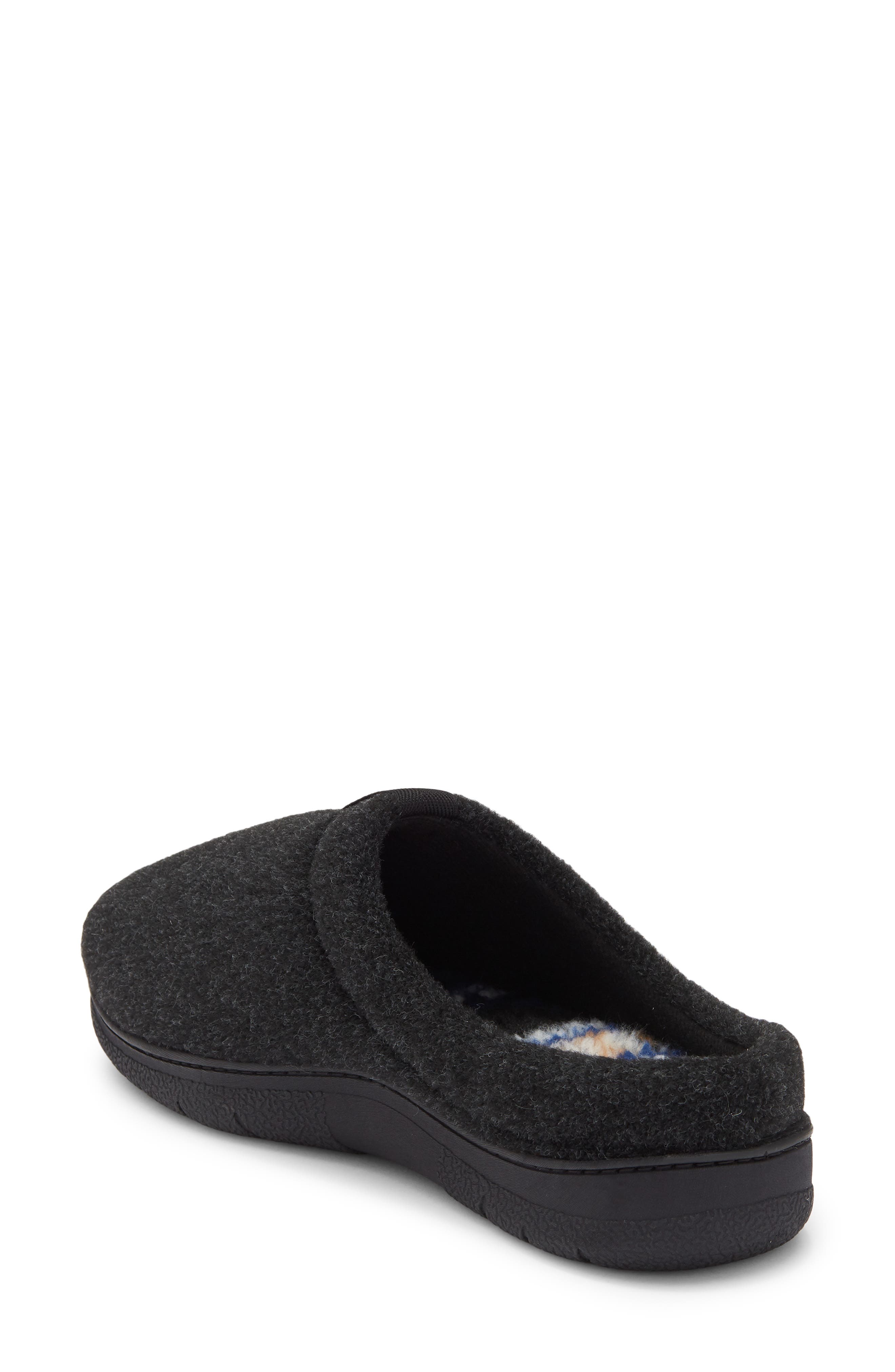 Samson Faux Shearling Lined Clog Slipper, Alternate, color, DARK GREY HEATHER