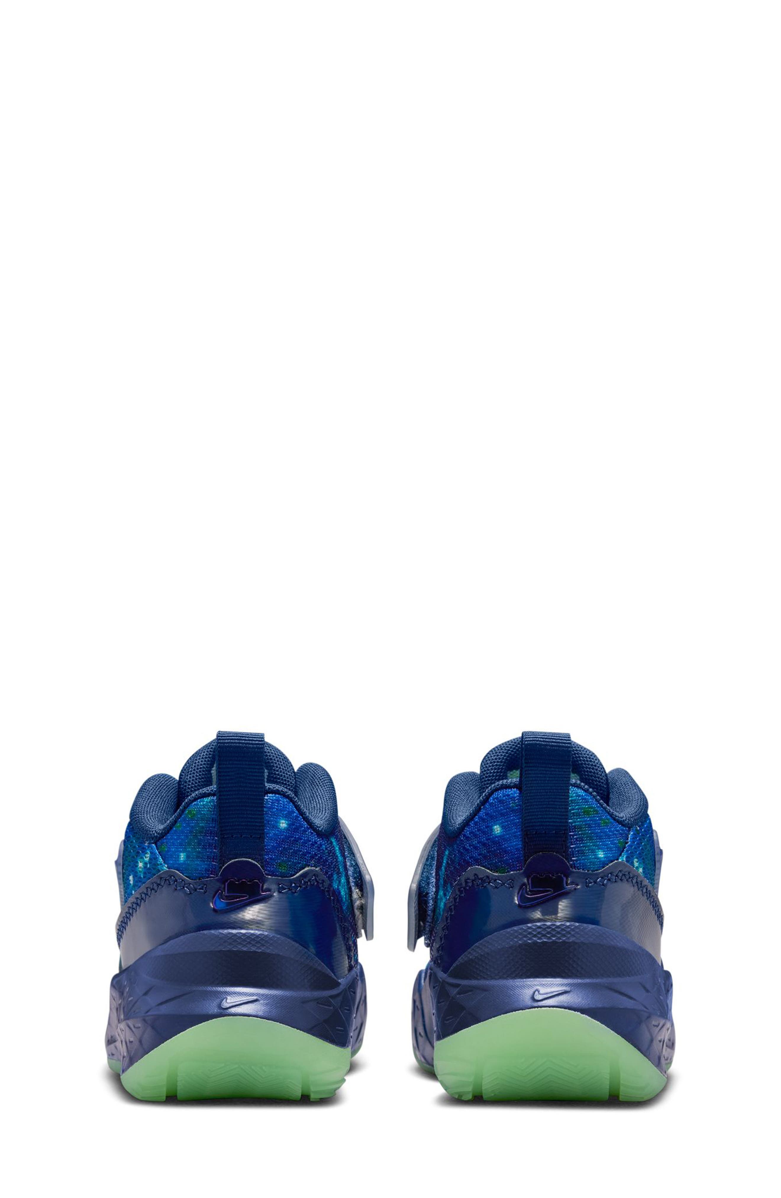 Nike Kids' x Lego Team Hustle Sneaker, Alternate, color, Brave Blue/ Black