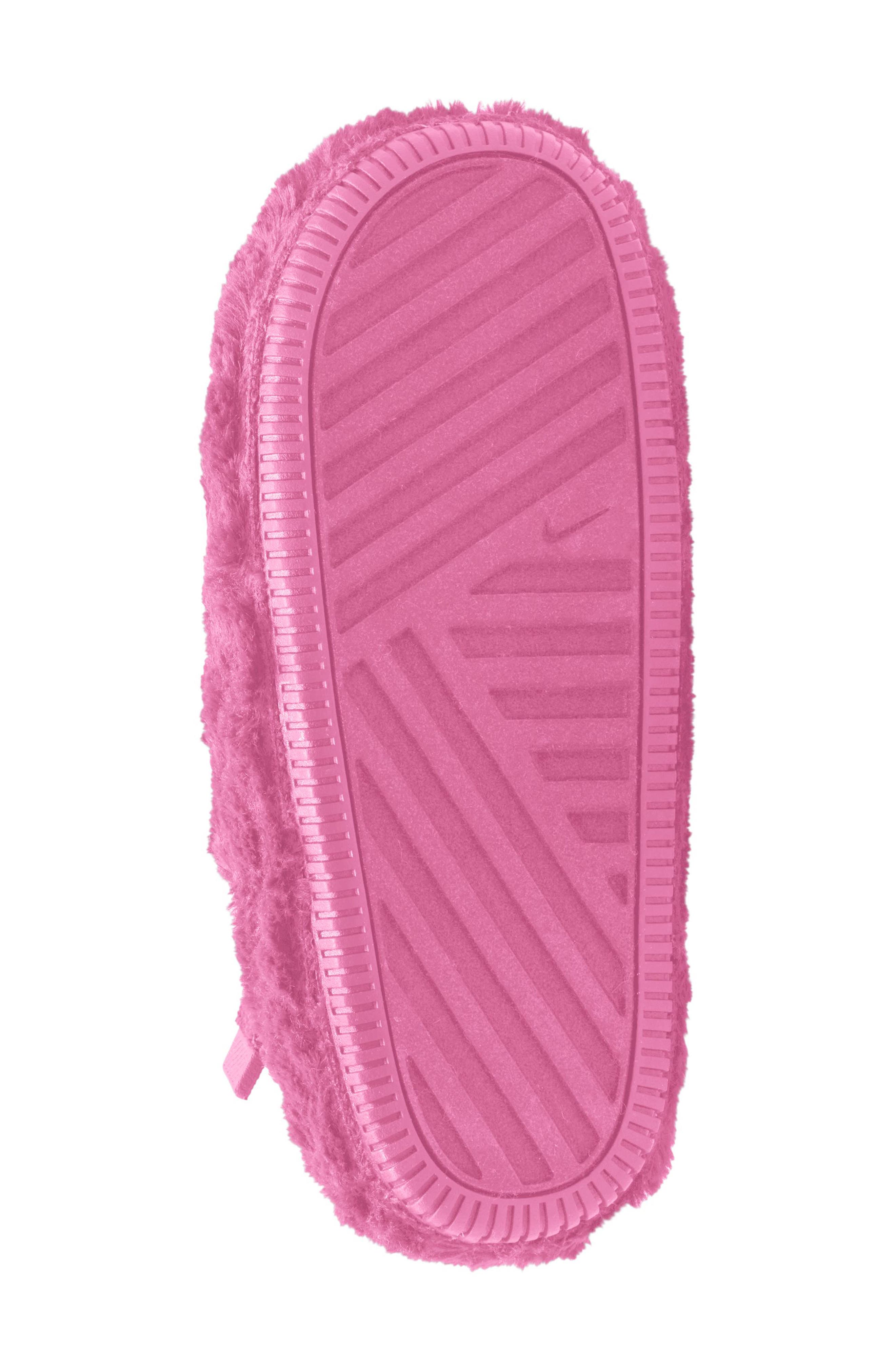 Calm Faux Fur Mule, Alternate, color, PLAYFUL PINK/ PINK