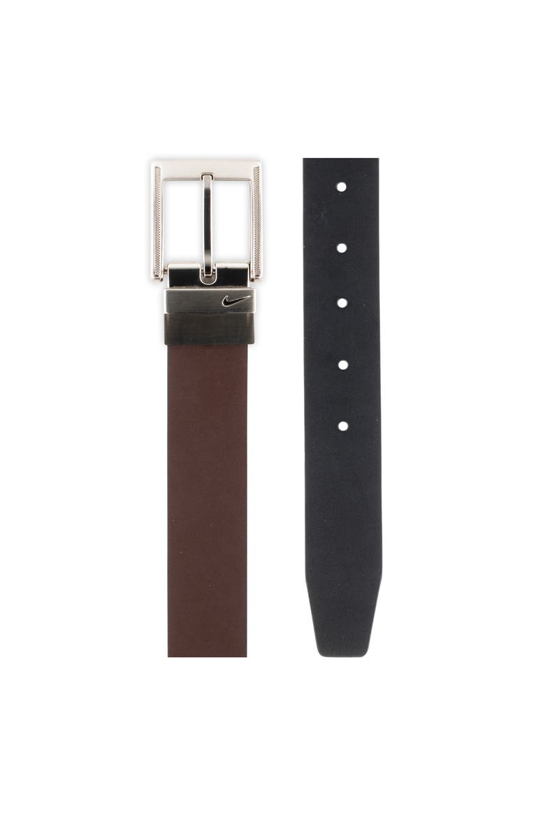 Reversible Belt, Alternate, color, SILVER/ BLACK/ BROWN