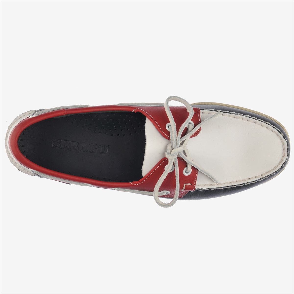Sebago Portland Spinnaker Boat Shoes, Alternate, color, Navy-Red-White