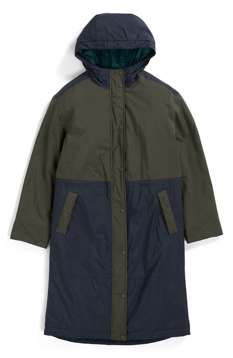 Seasalt Cornwall Chapel Rock Long Hooded Raincoat, Alternate, color, 