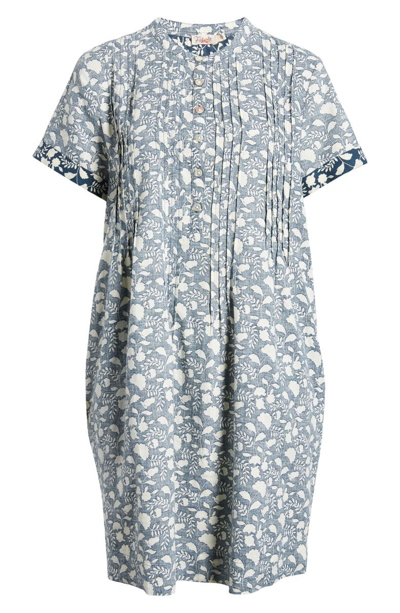 Faherty Gemina Linen Blend Shift Dress, Alternate, color, 