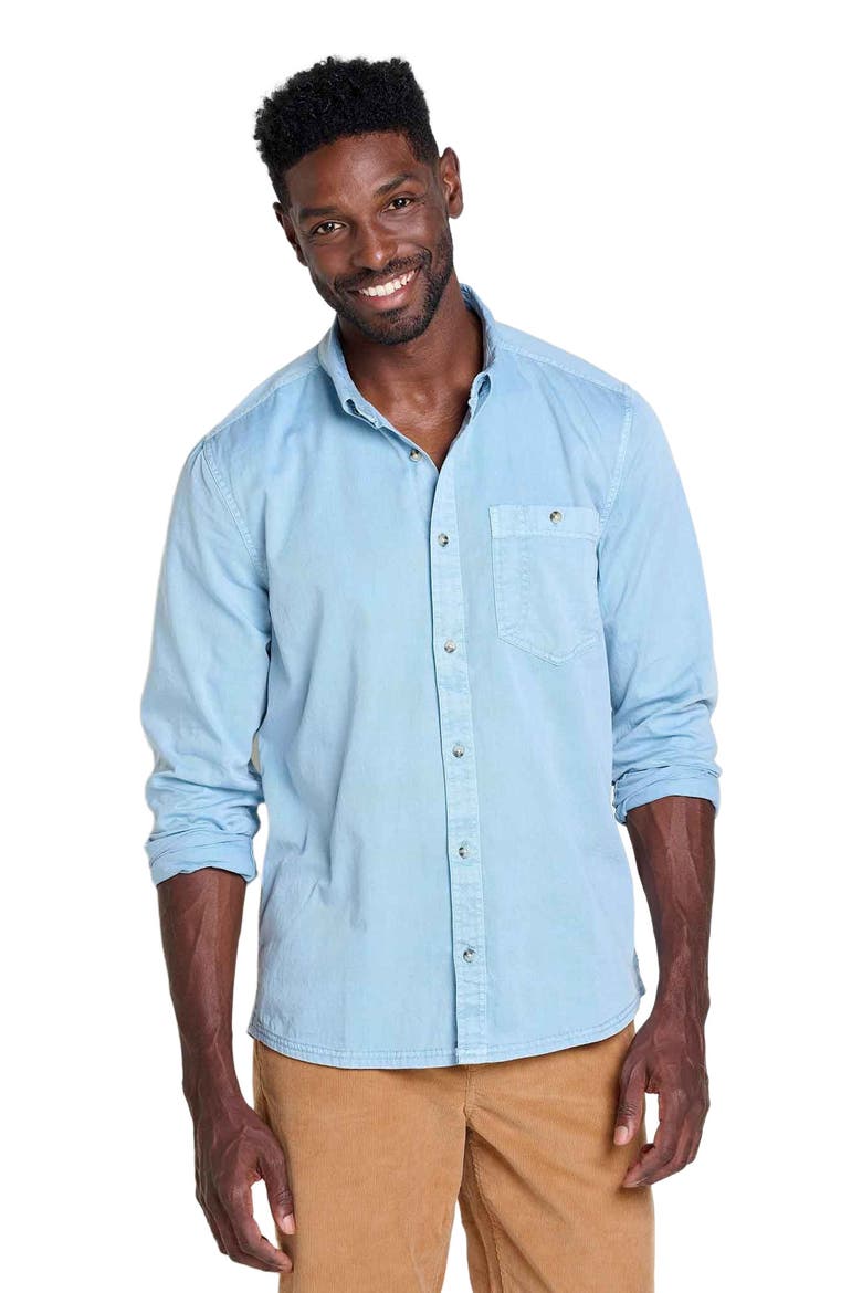 Men's Arroyo Twill Long Sleeve Shirt, Main, color, Skyway